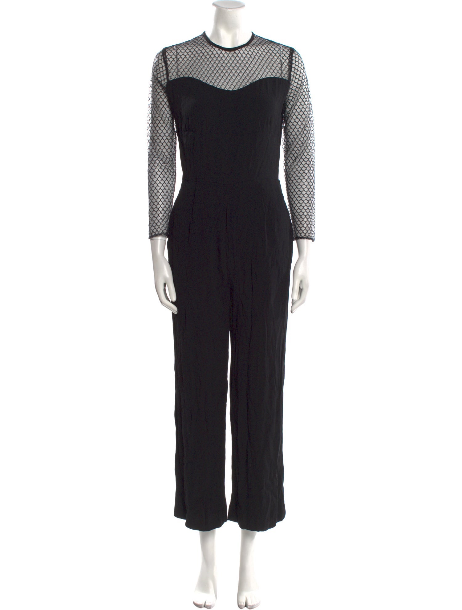 Sandro Crew Neck Jumpsuit