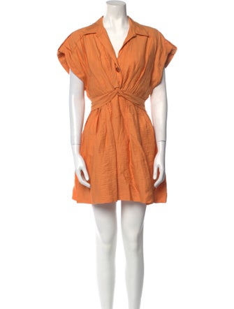 Sandro V-Neck Mini Dress