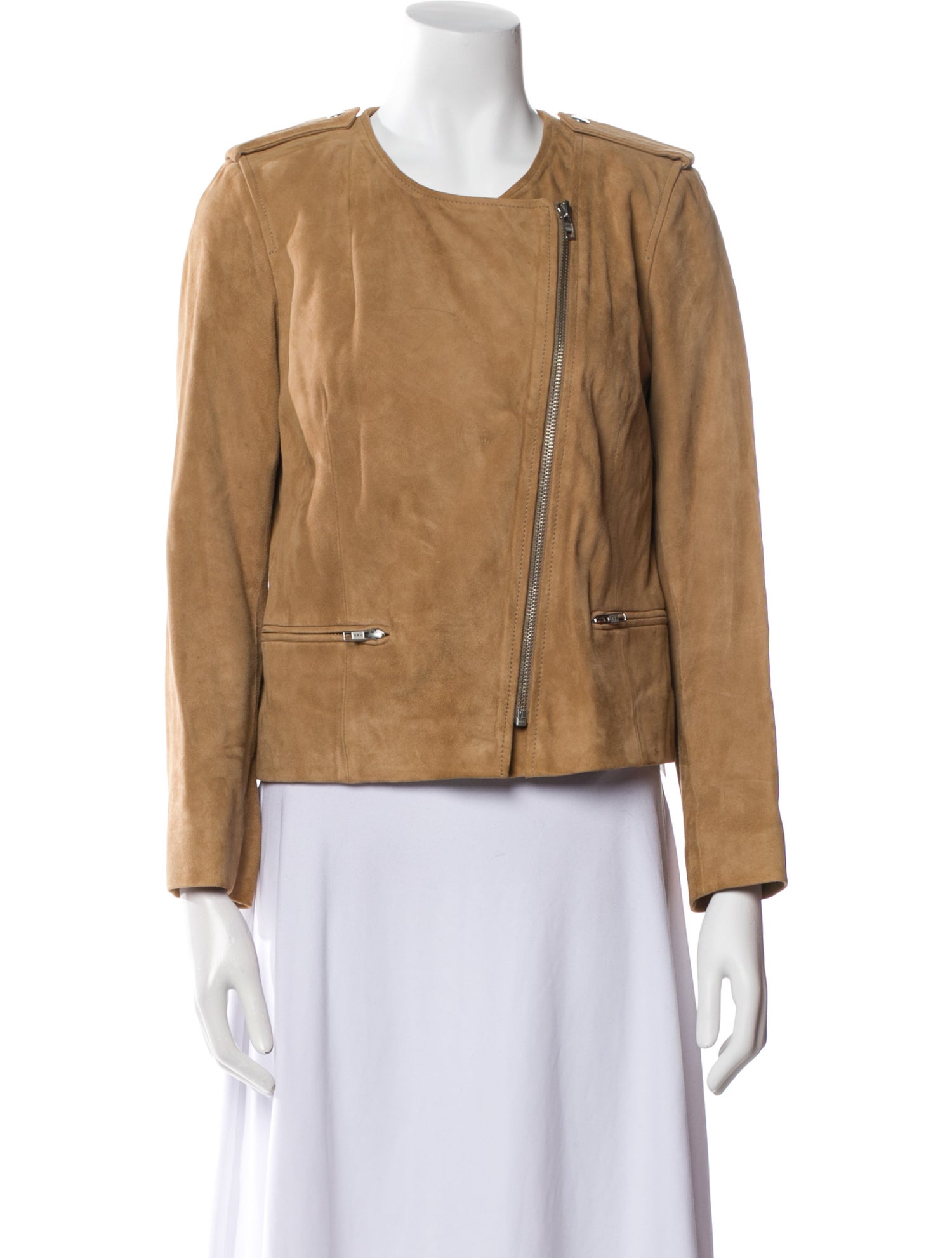 Sandro Leather Biker Jacket