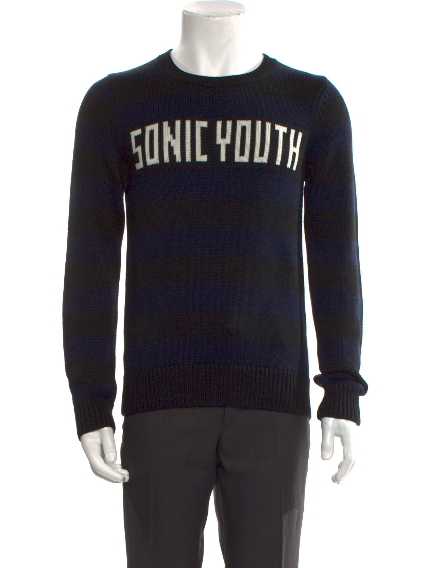 Sandro Graphic Print Crew Neck Pullover