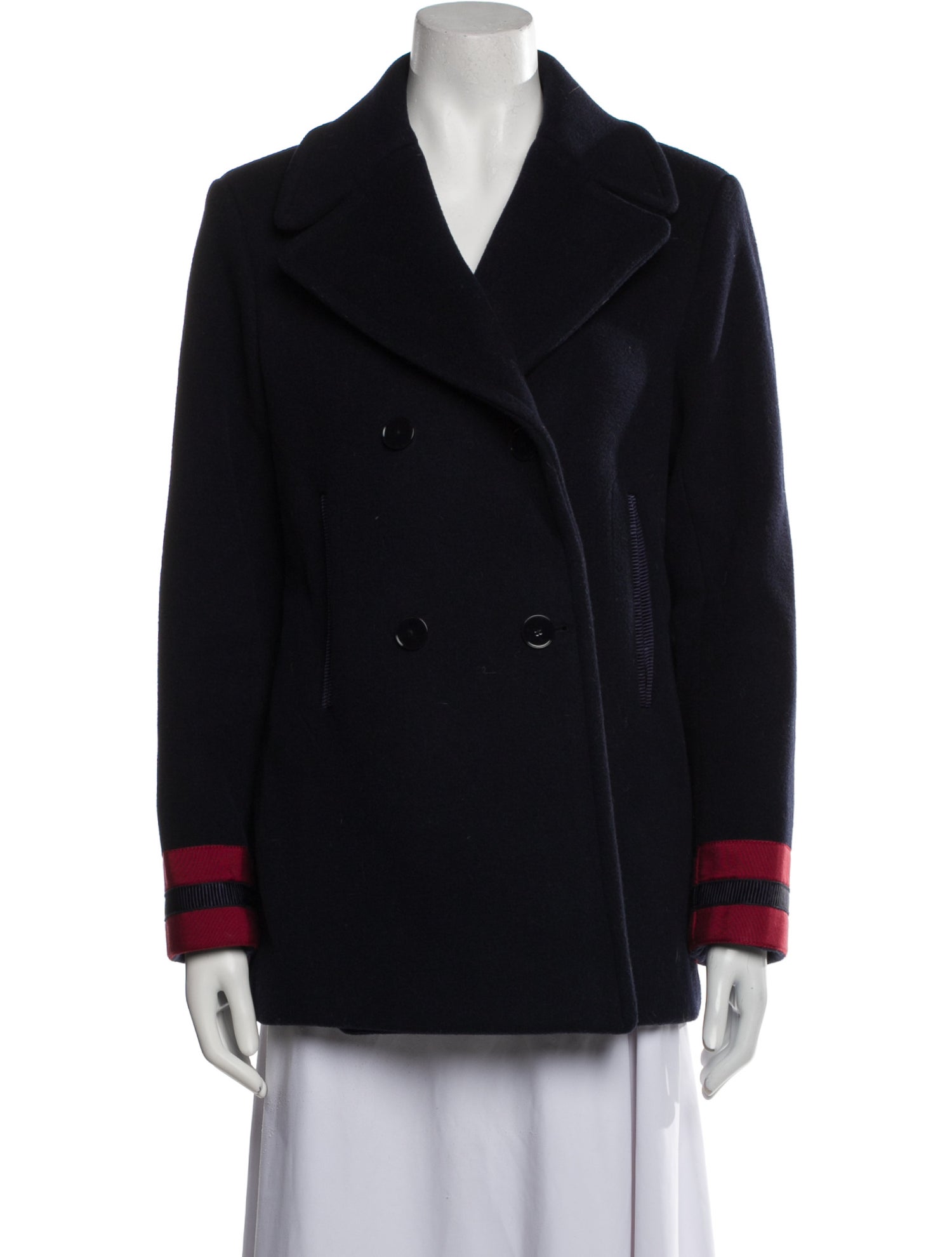 Sandro Wool Peacoat