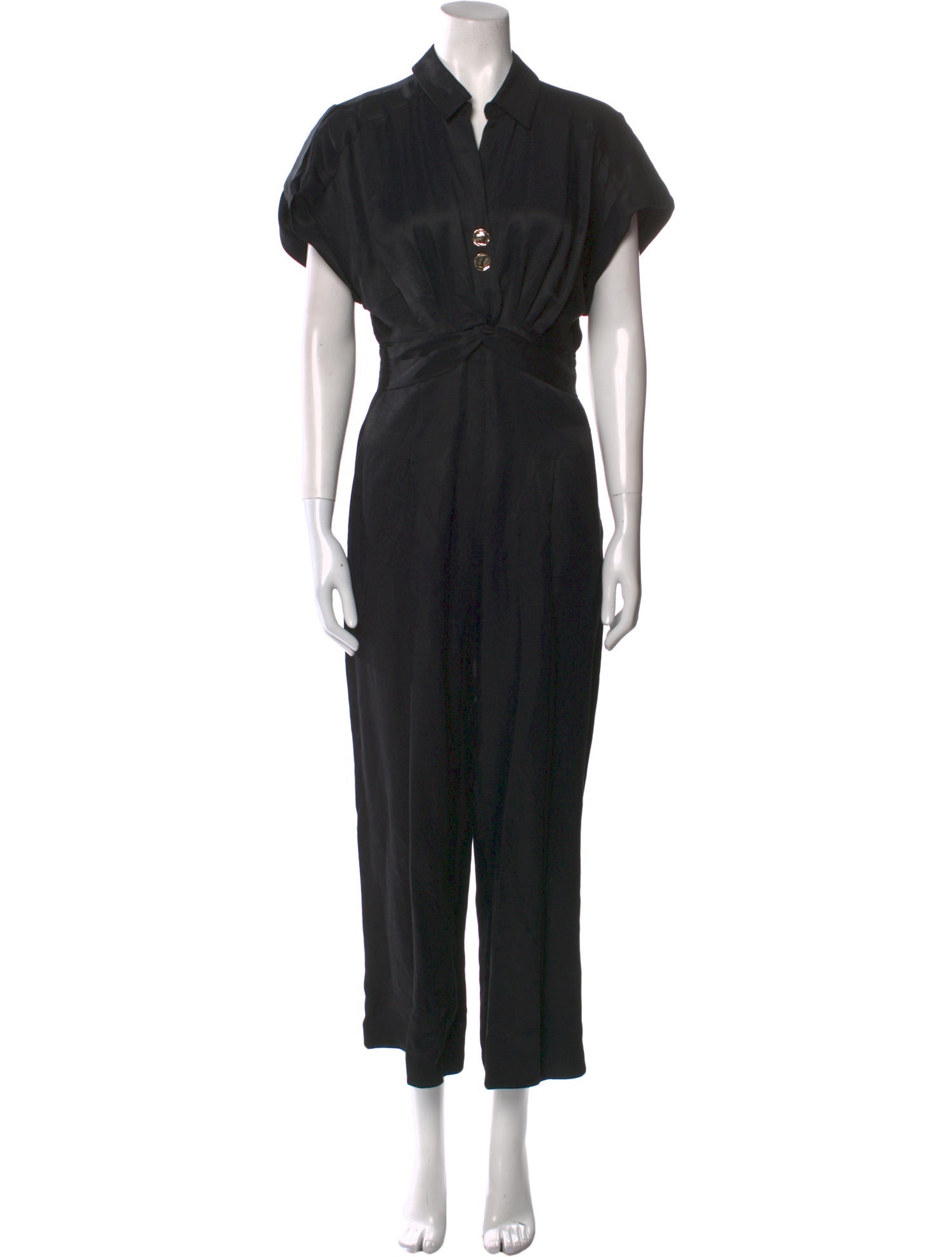Sandro V-Neck Jumpsuit