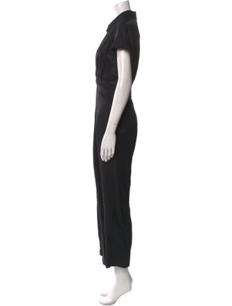 Sandro V-Neck Jumpsuit