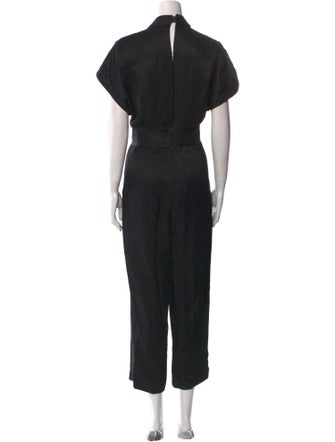 Sandro V-Neck Jumpsuit