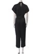 Sandro V-Neck Jumpsuit