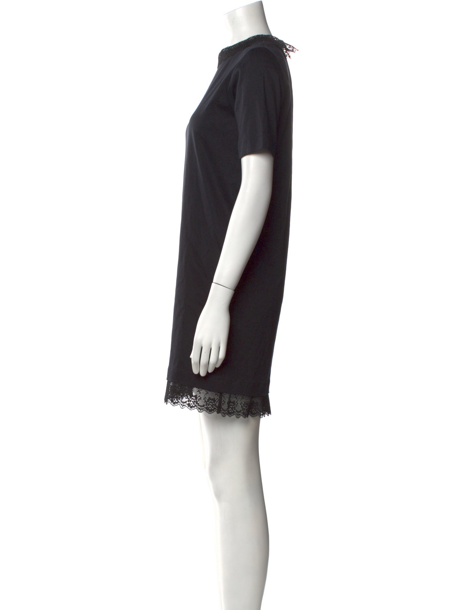 Sandro Crew Neck Mini Dress
