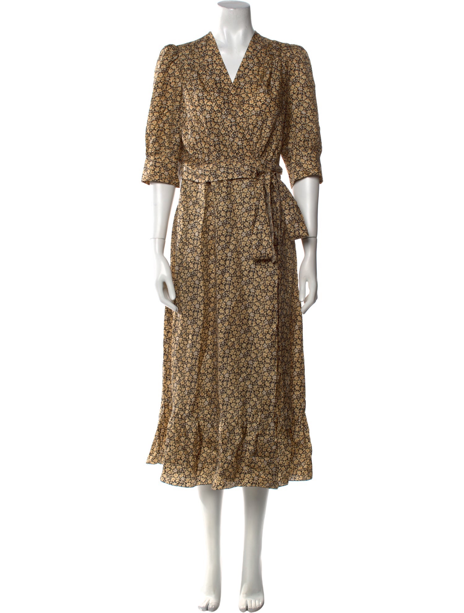 Sandro Silk Midi Length Dress