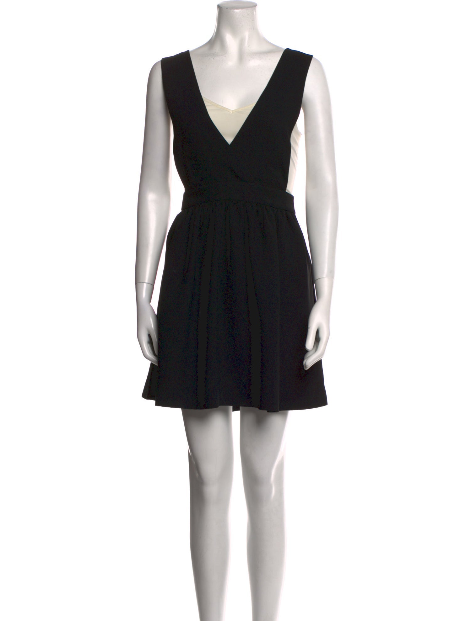 Sandro V-Neck Mini Dress