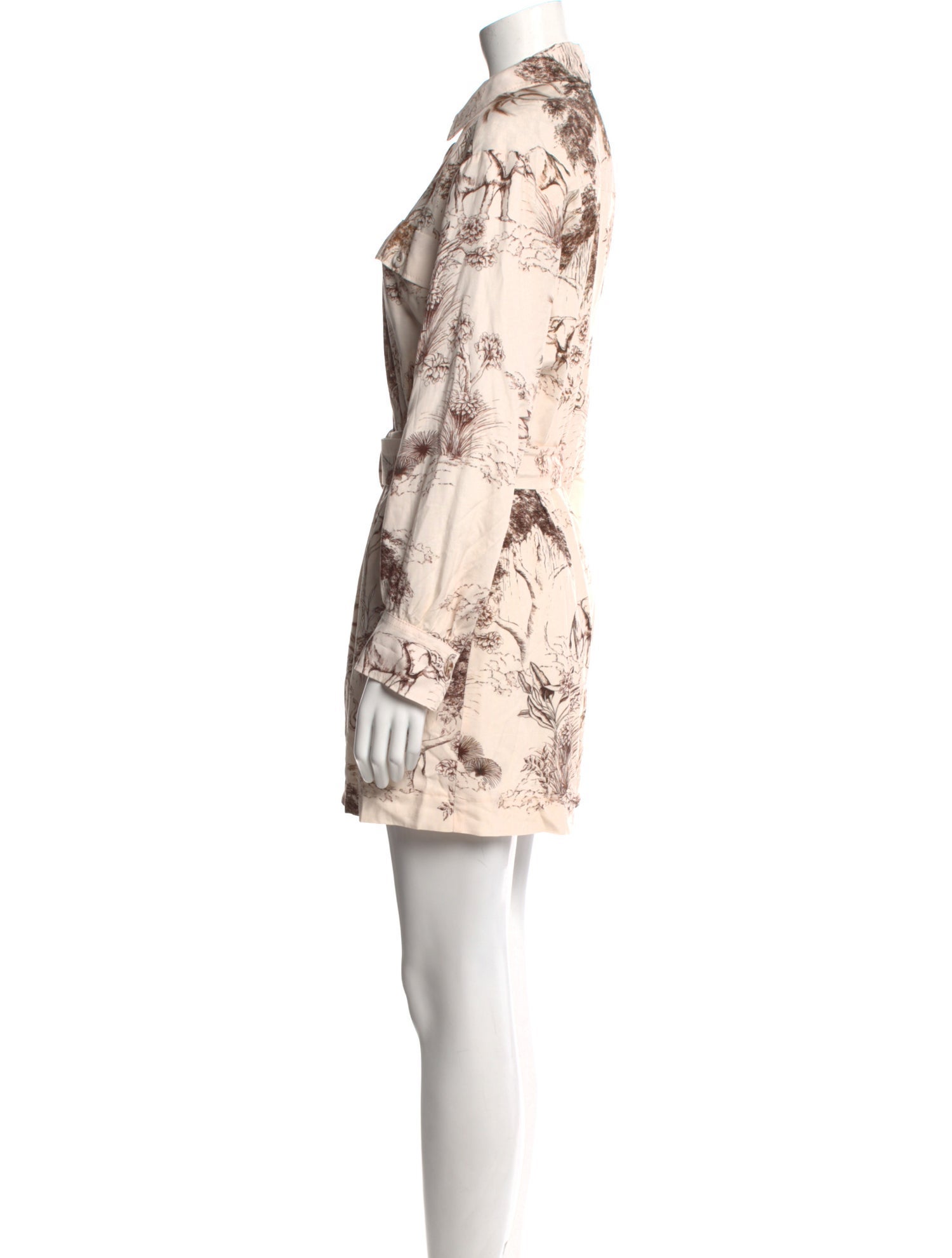 Sandro Printed Romper