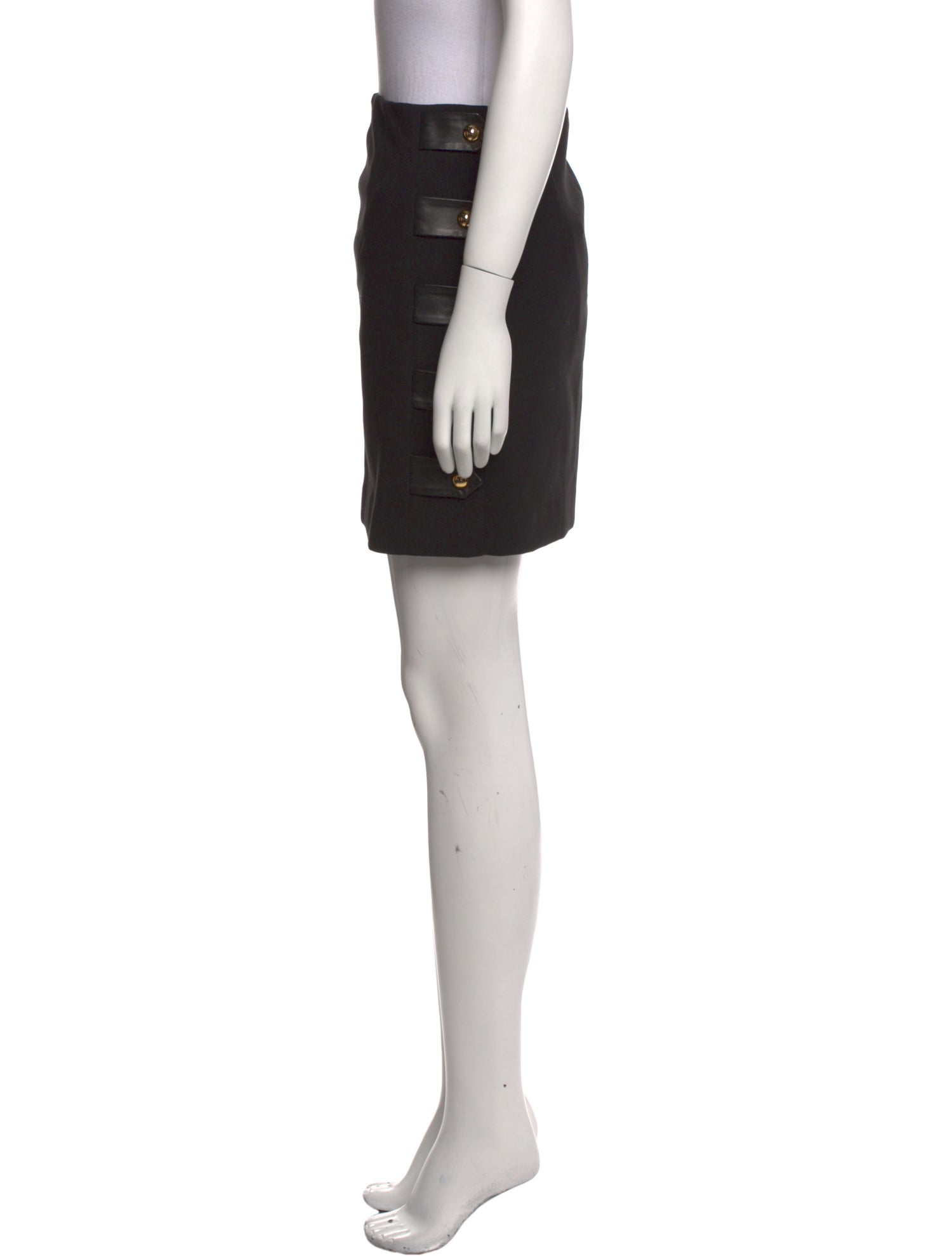 Sandro Ruffle Embellishment Mini Skirt