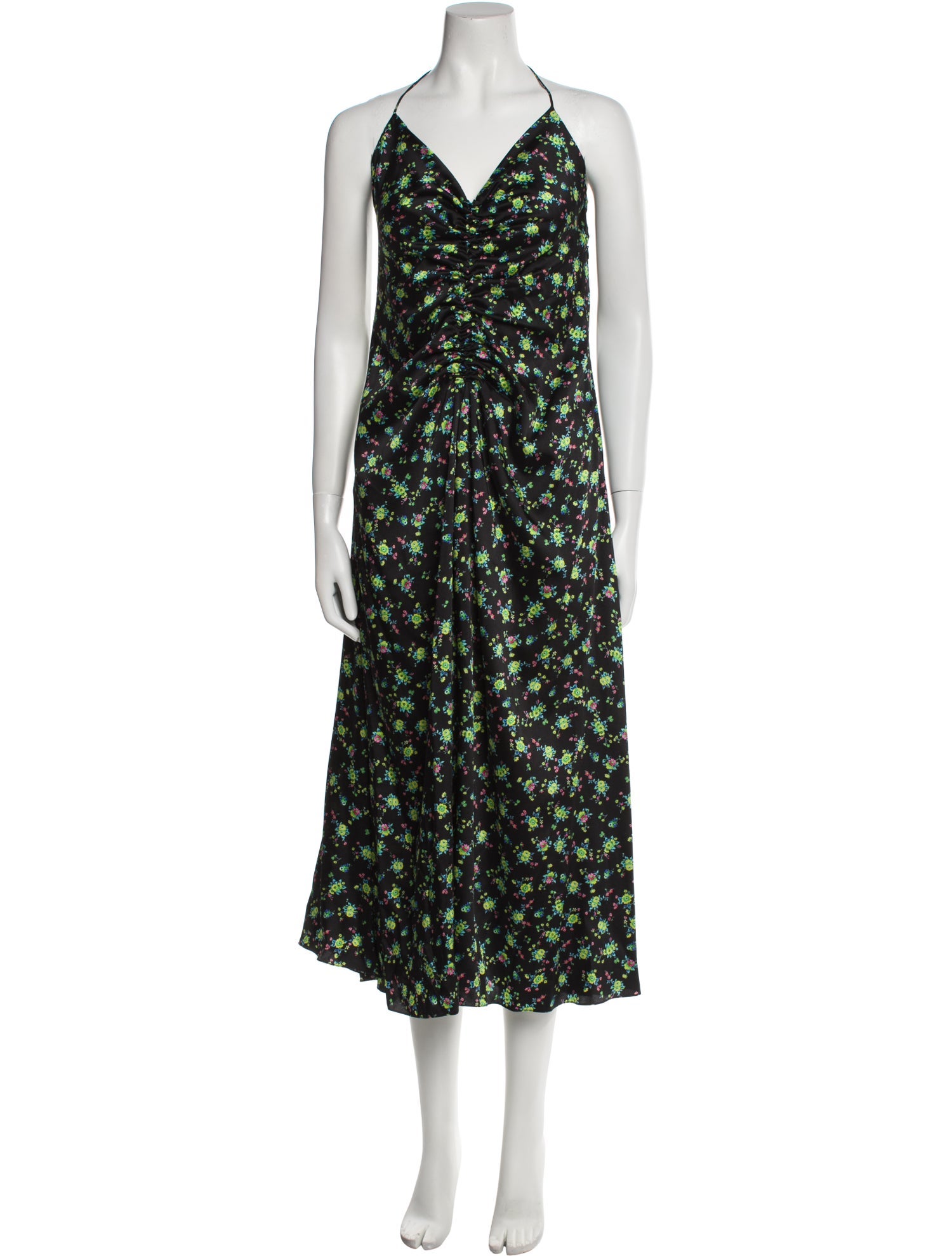 Sandro Floral Print Long Dress w/ Tags