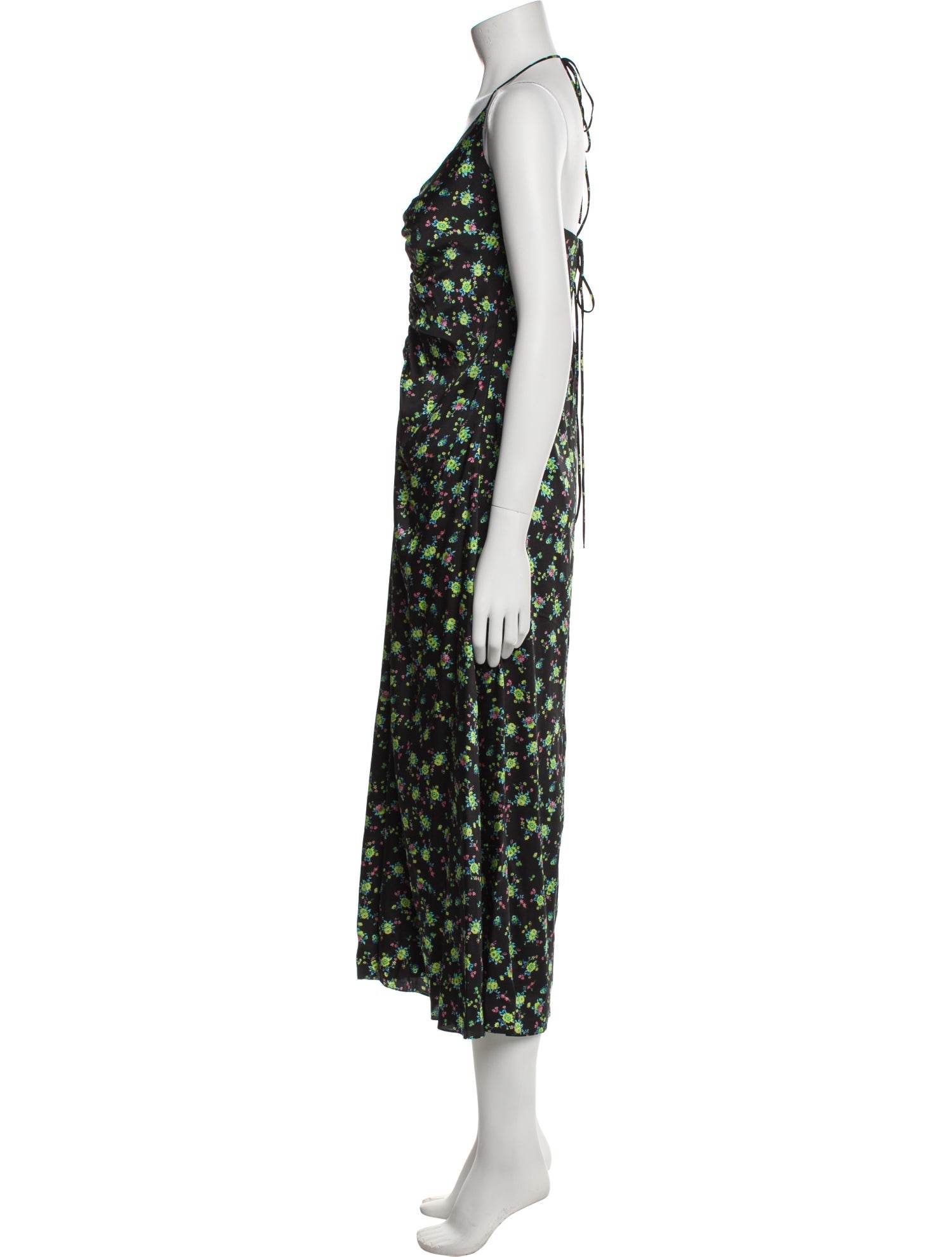 Sandro Floral Print Long Dress w/ Tags