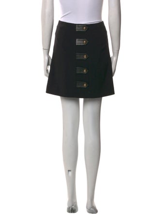 Sandro Pleated Accents Mini Skirt