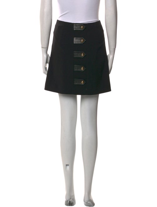 Sandro Pleated Accents Mini Skirt