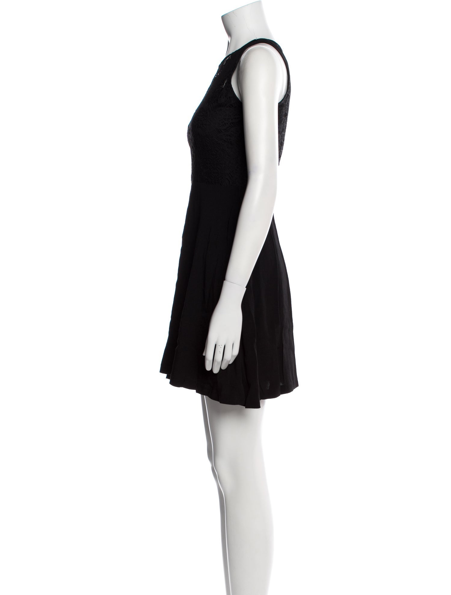 Sandro Crew Neck Mini Dress