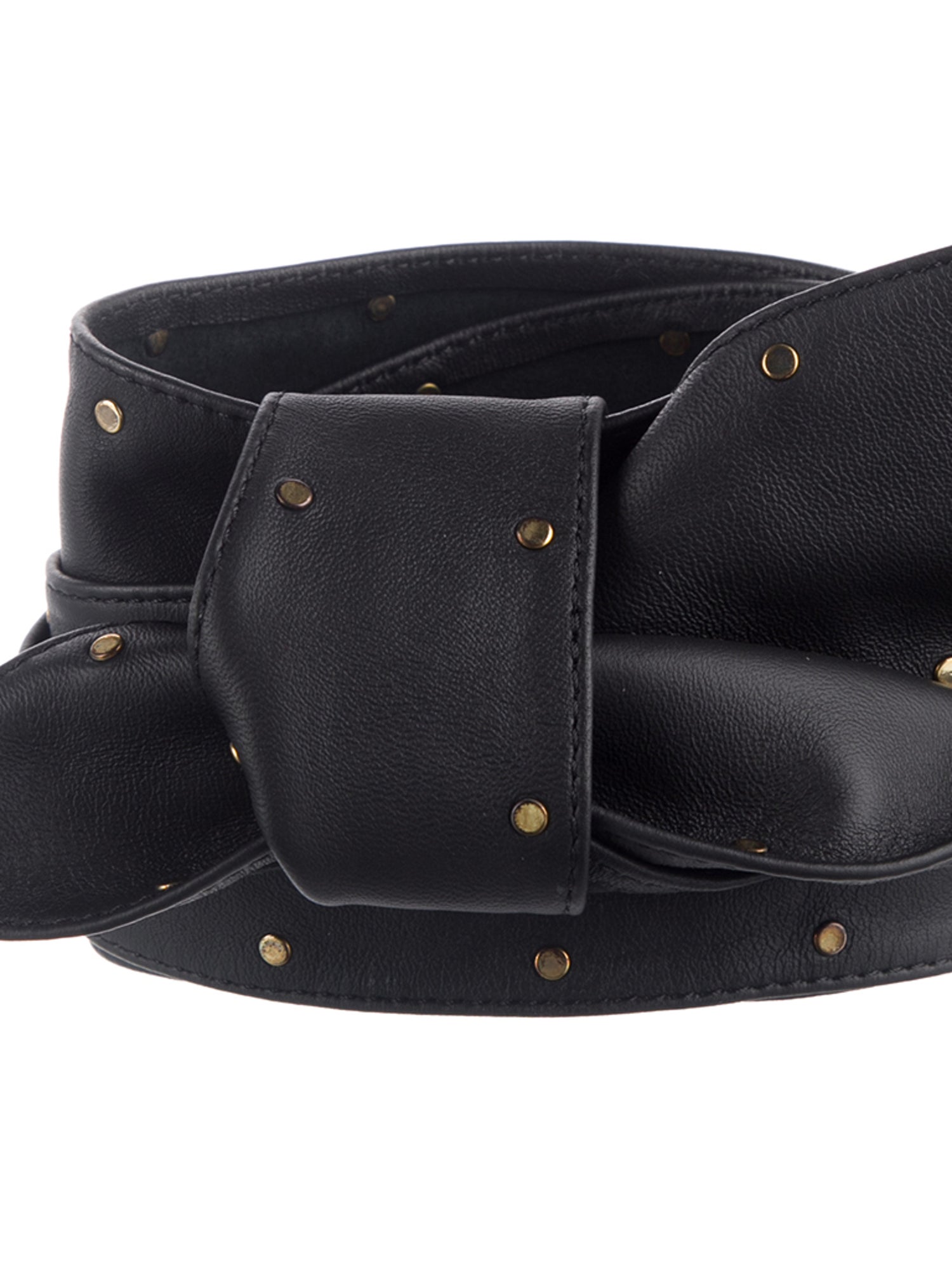 Sandro Wide Leather Waist Belt