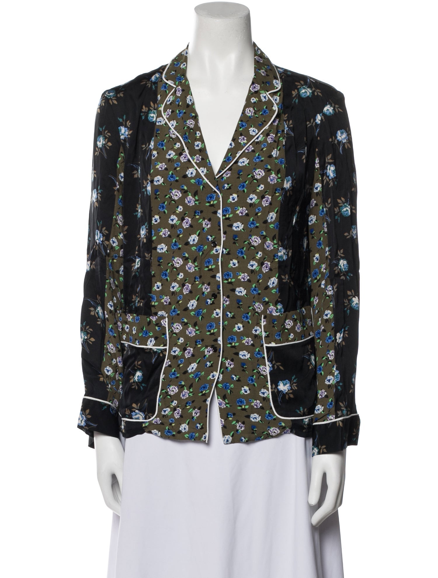 Sandro Floral Print Pajamas