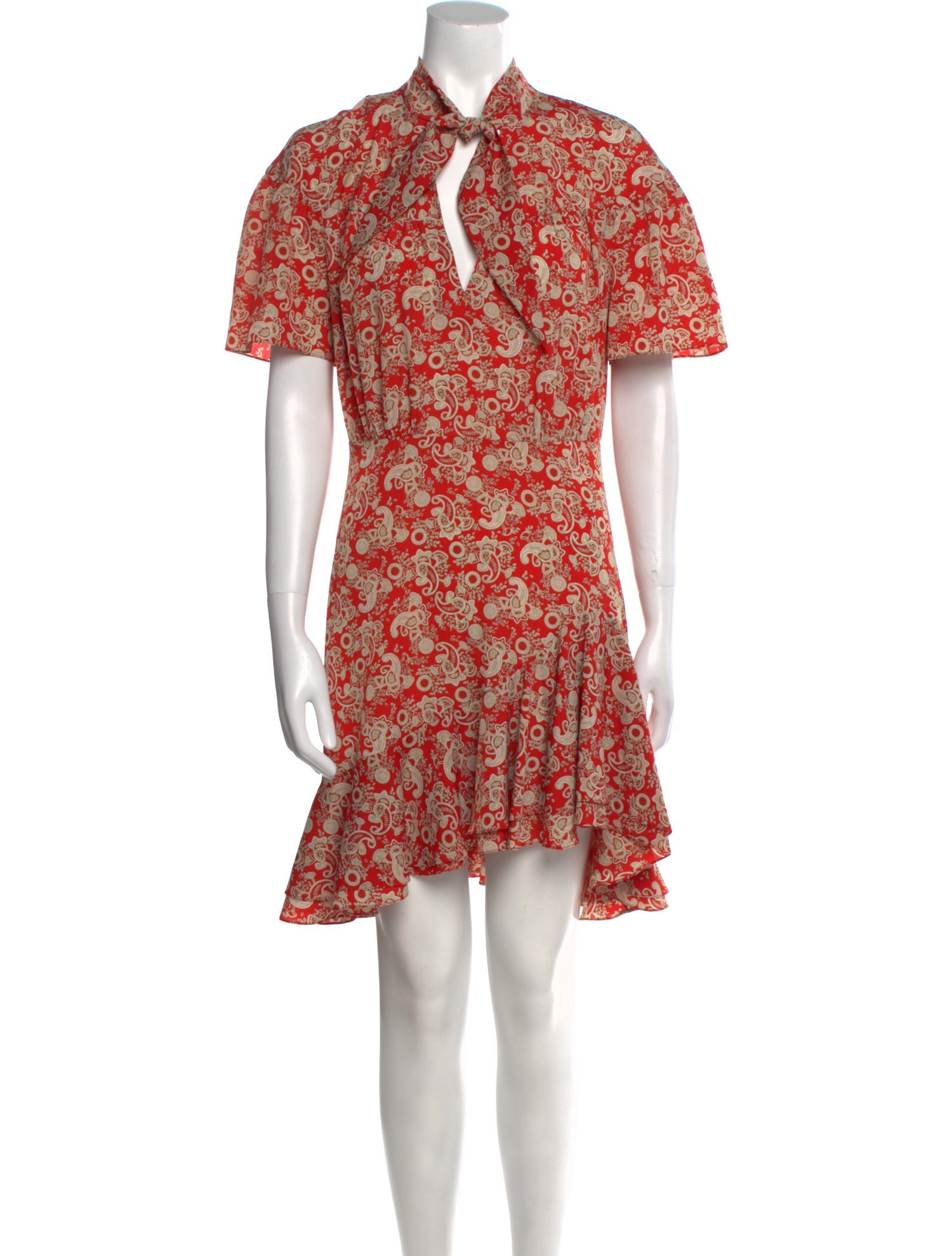 Sandro Printed Mini Dress