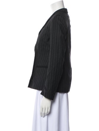 Sandro Wool Striped Blazer