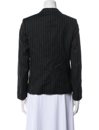 Sandro Wool Striped Blazer