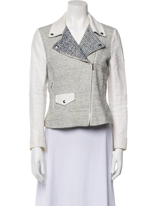 Sandro Tweed Pattern Blazer