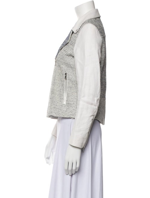 Sandro Tweed Pattern Blazer