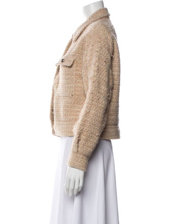 Sandro Tweed Pattern Jacket