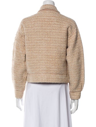 Sandro Tweed Pattern Jacket