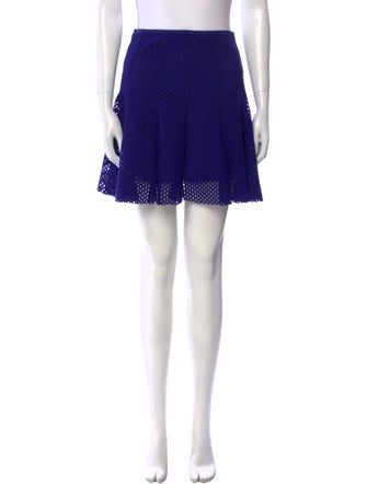 Sandro Mesh Accents Mini Skirt