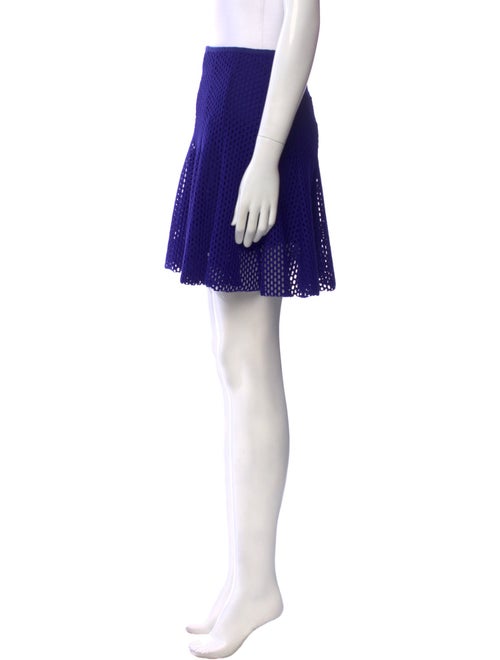 Sandro Mesh Accents Mini Skirt