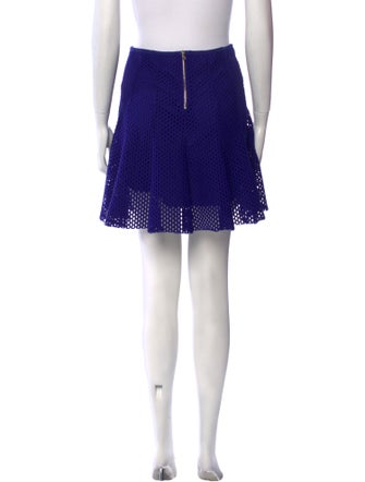 Sandro Mesh Accents Mini Skirt