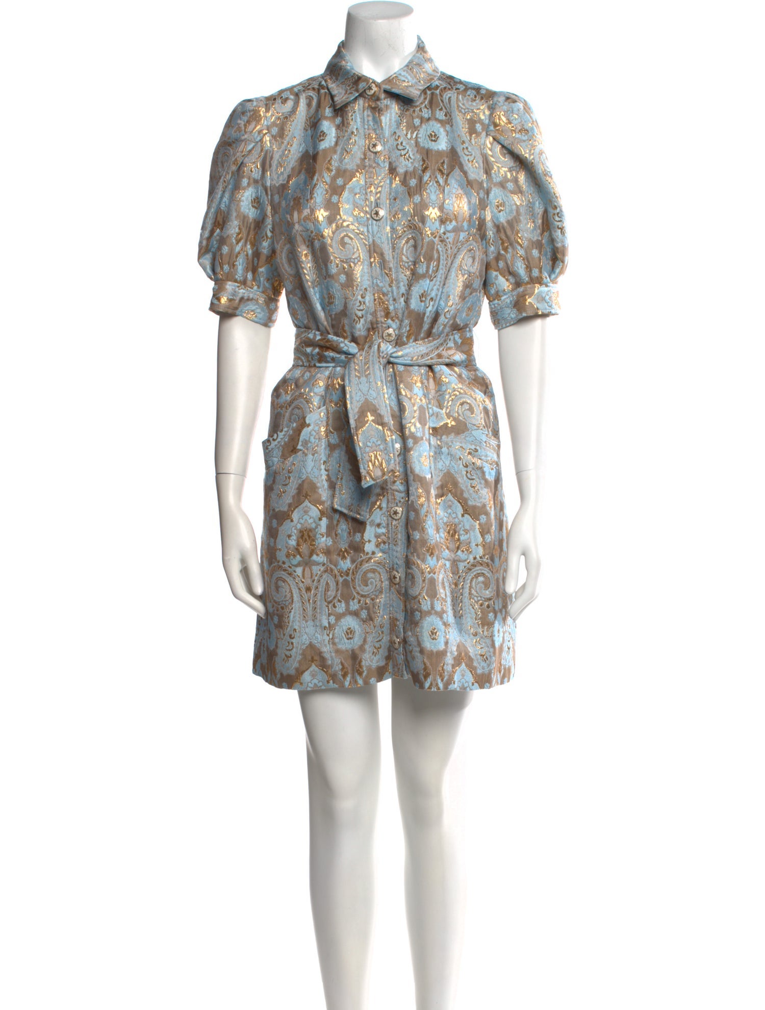 Sandro Printed Mini Dress