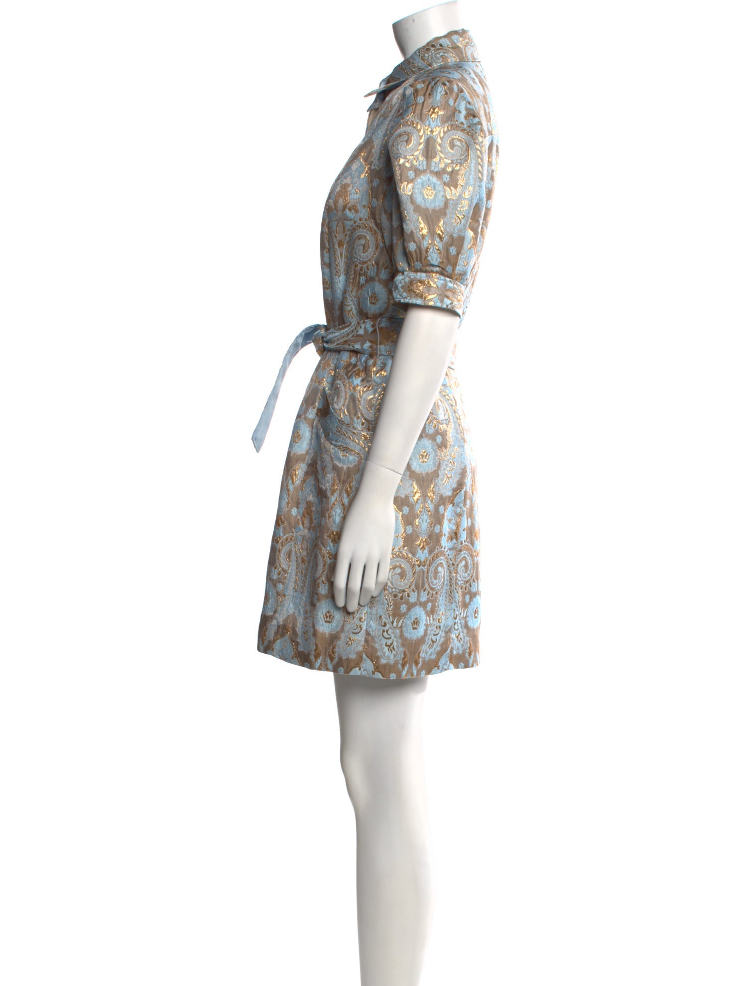 Sandro Printed Mini Dress