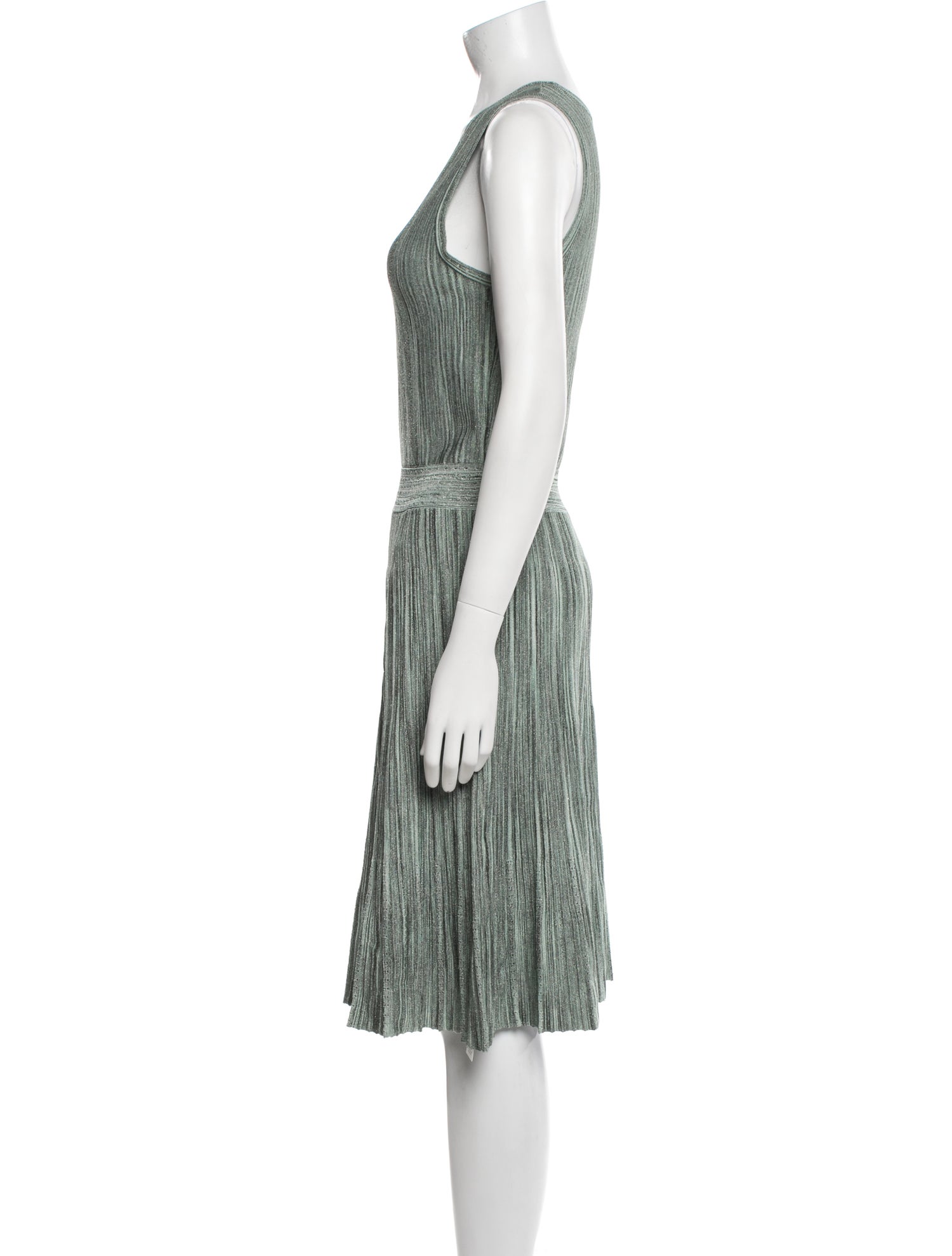Sandro Scoop Neck Knee-Length Dress