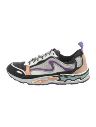 Sandro Mesh Printed Sneakers
