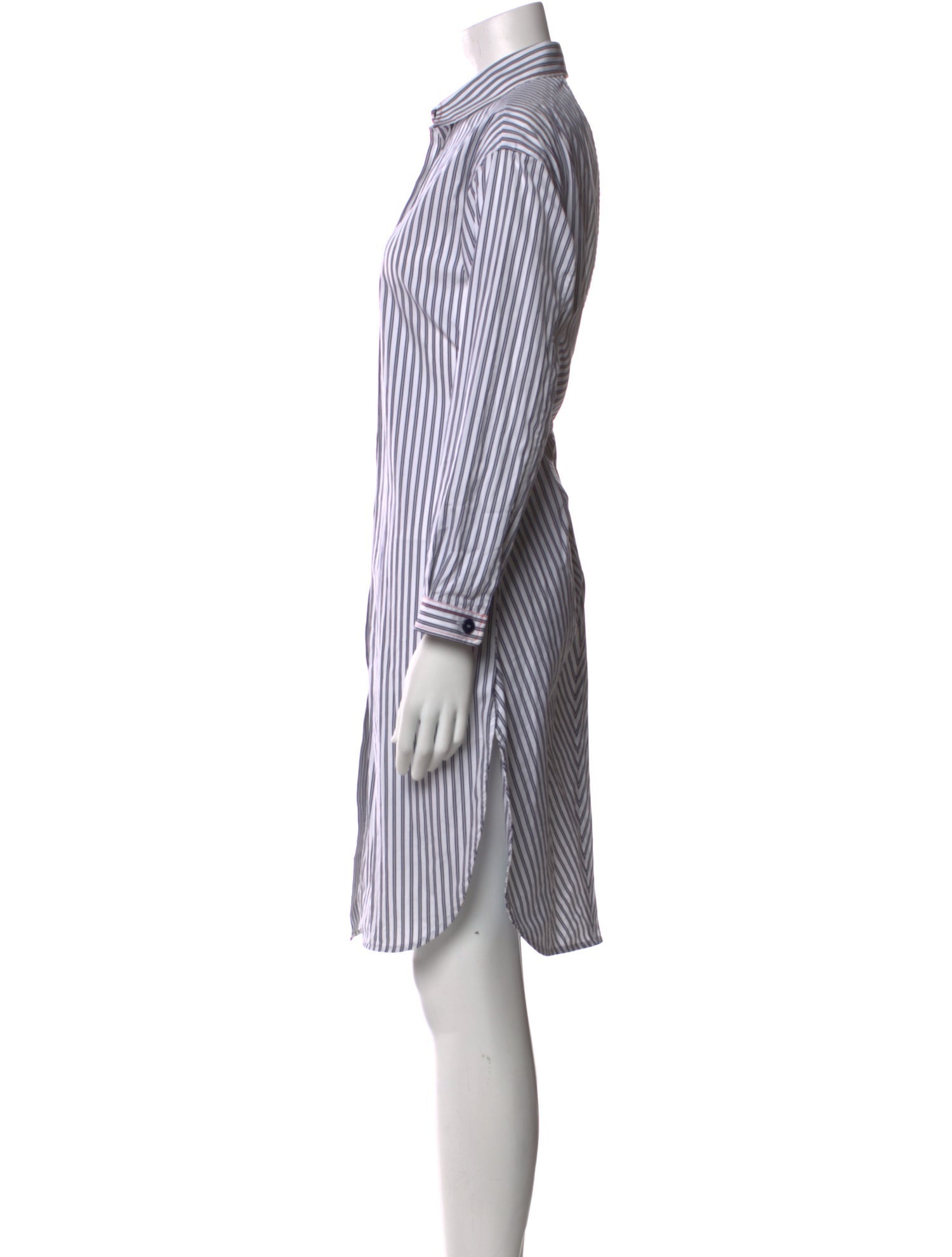 Sandro Striped Knee-Length Dress