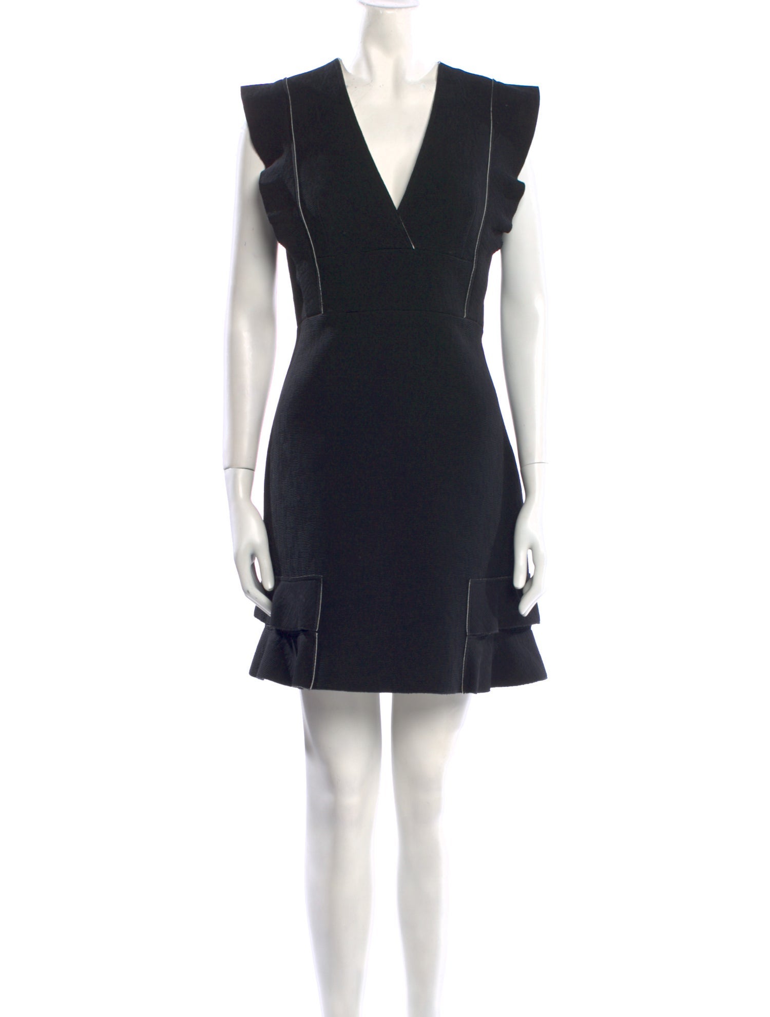Sandro V-Neck Mini Dress