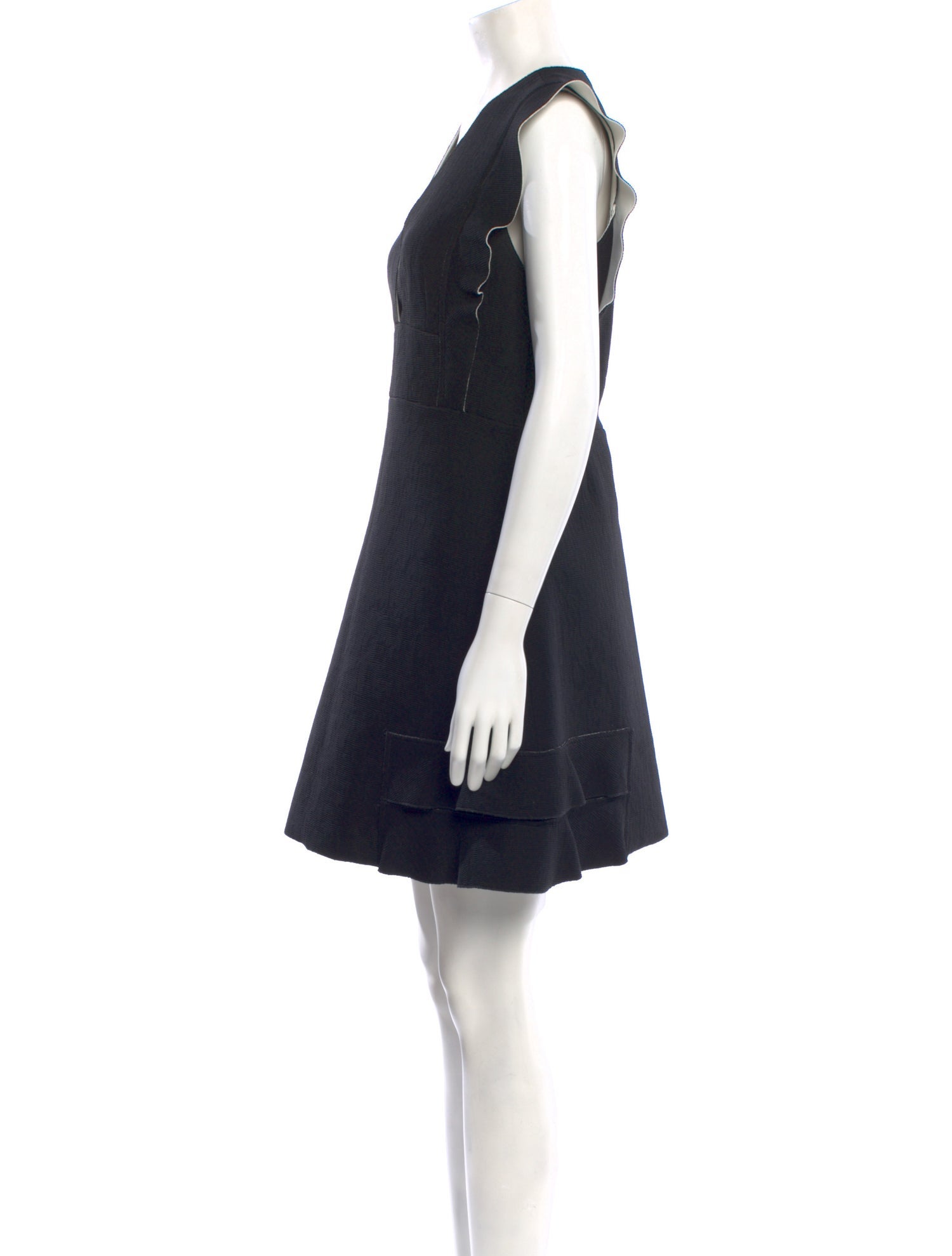 Sandro V-Neck Mini Dress