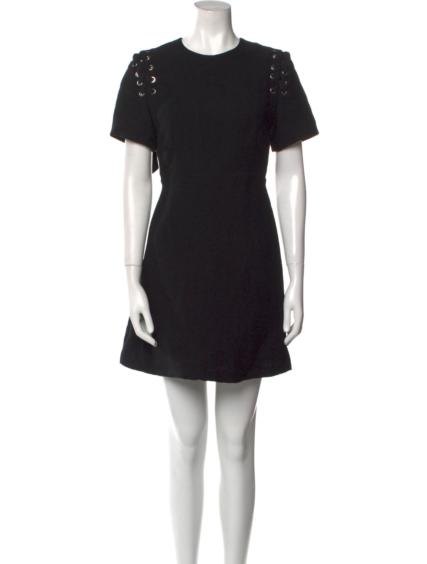 Sandro Crew Neck Mini Dress