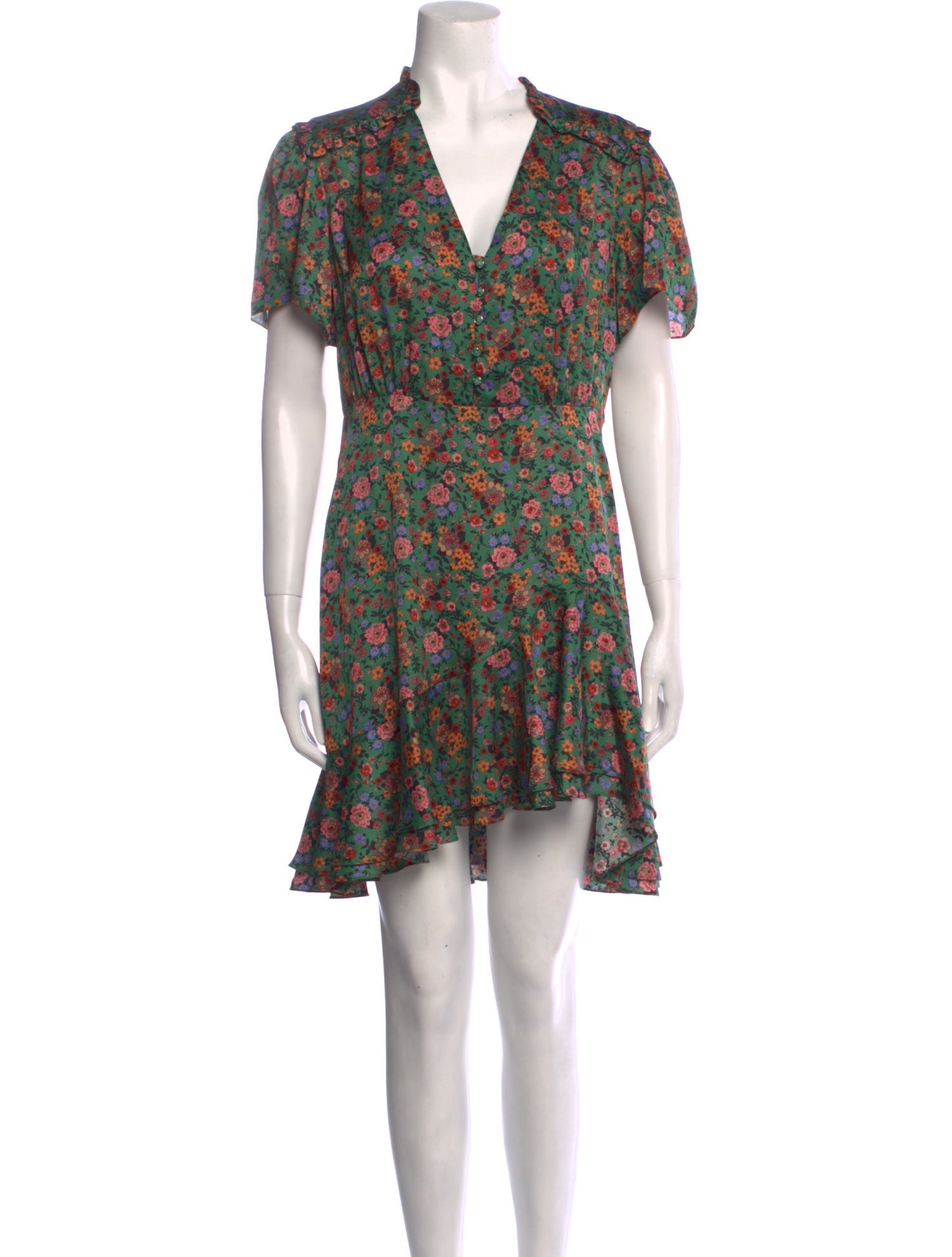 Sandro Floral Print Knee-Length Dress w/ Tags