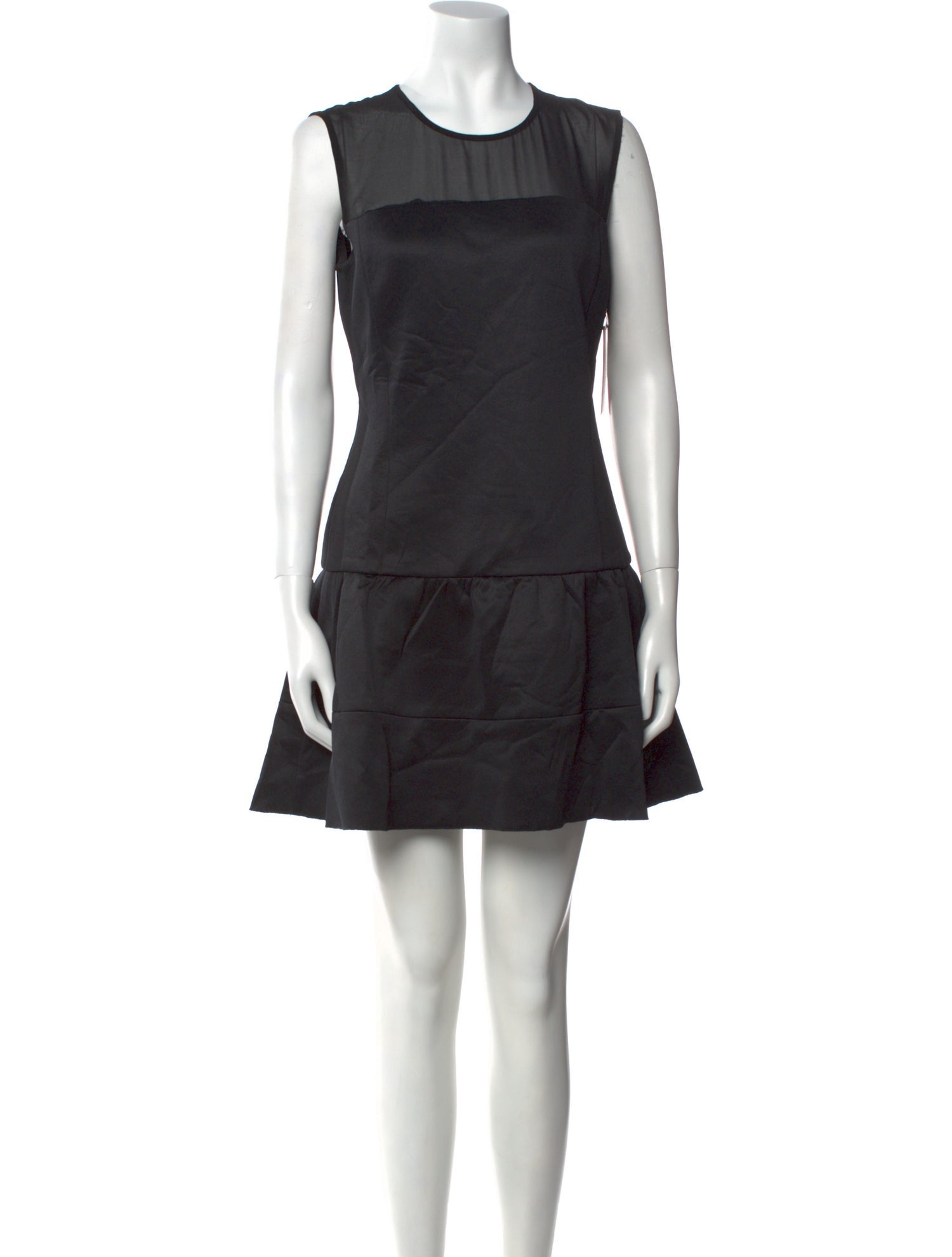 Sandro Crew Neck Mini Dress