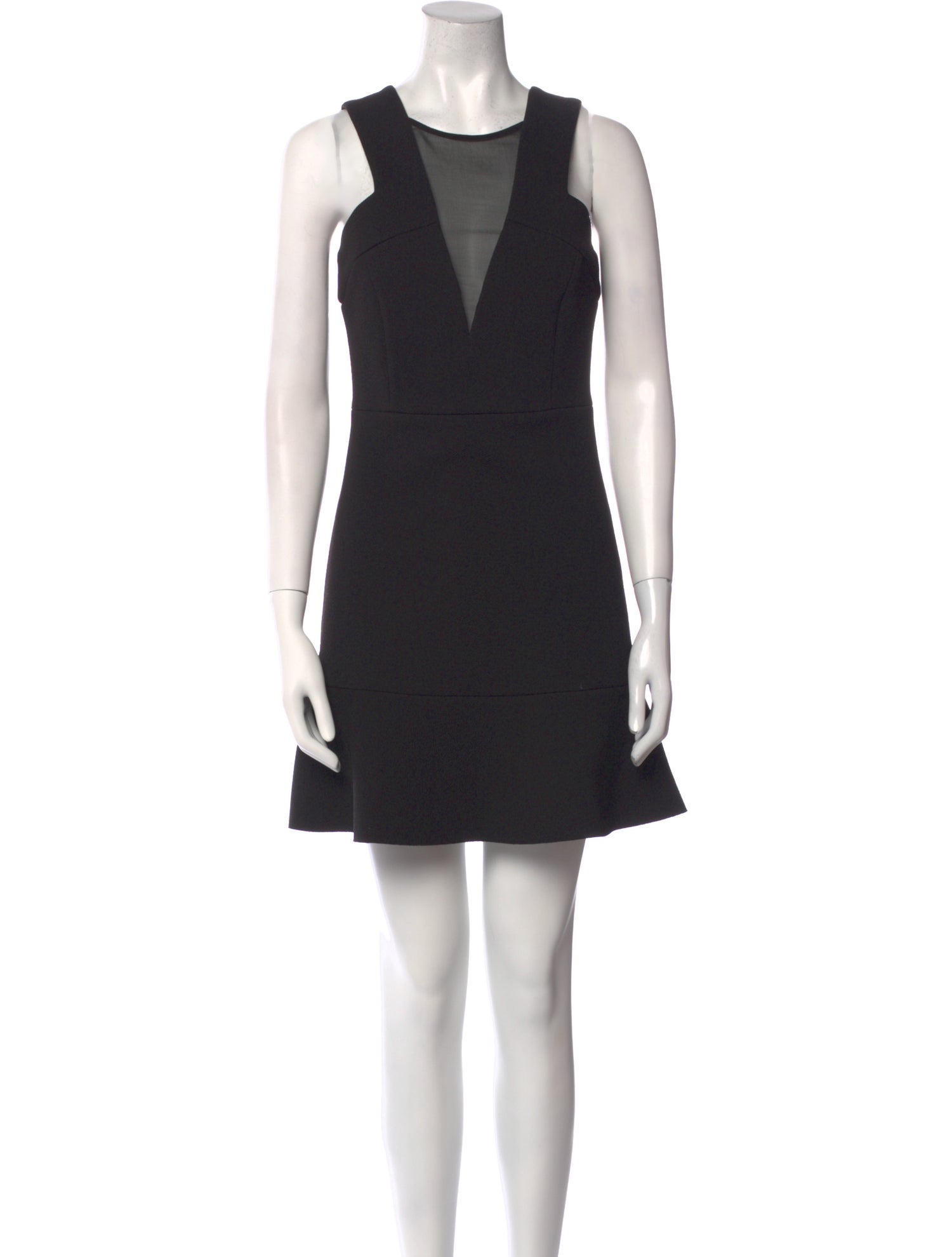 Sandro Crew Neck Mini Dress