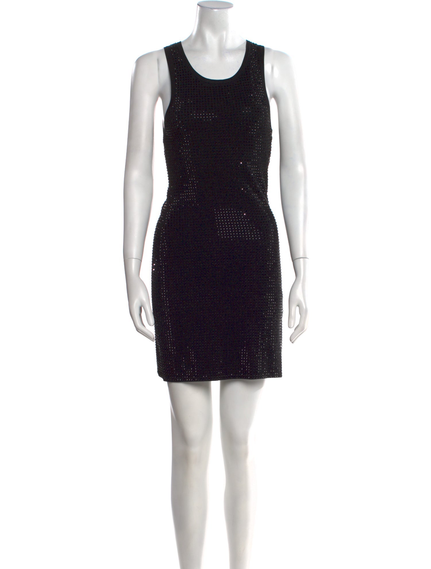 Sandro Scoop Neck Mini Dress