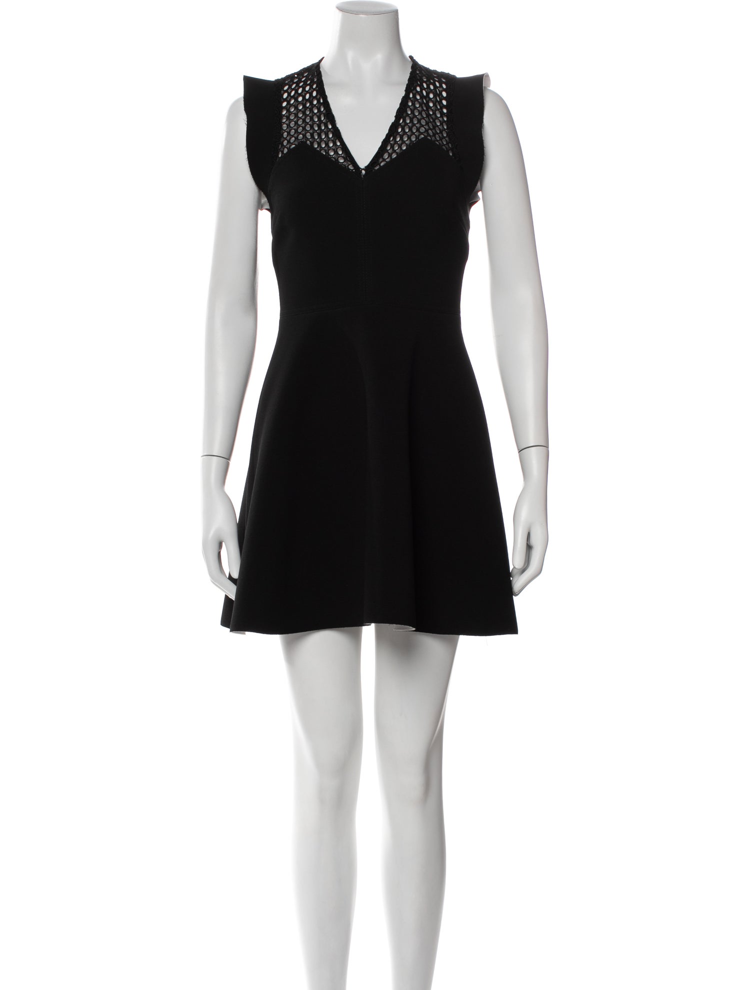 Sandro V-Neck Mini Dress