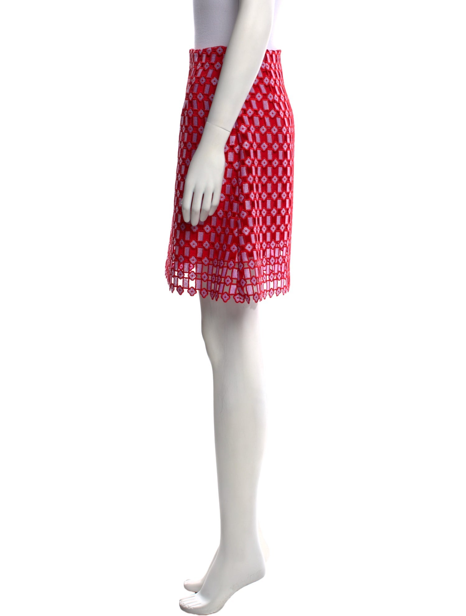 Sandro Printed Mini Skirt