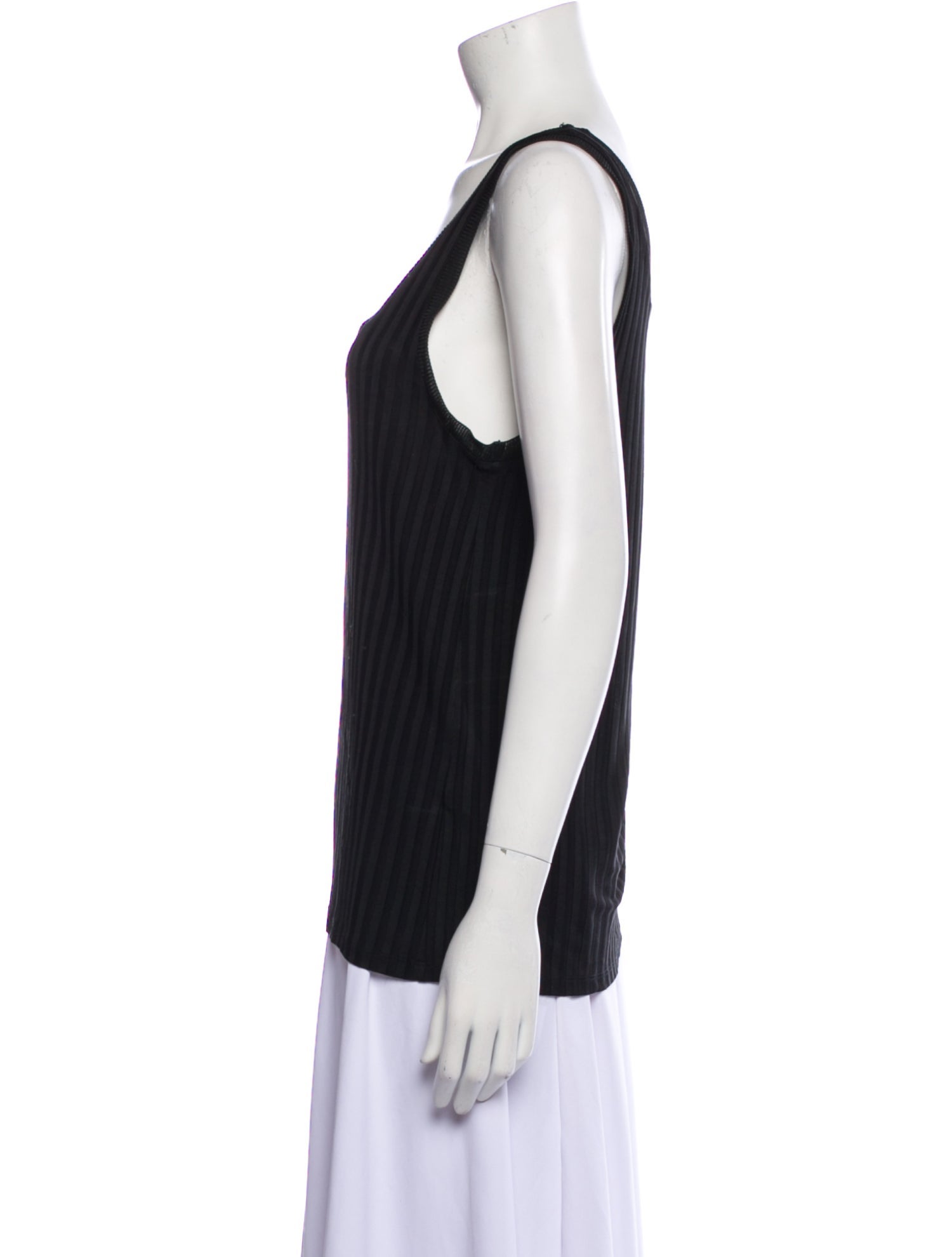 Sandro Scoop Neck Sleeveless Top