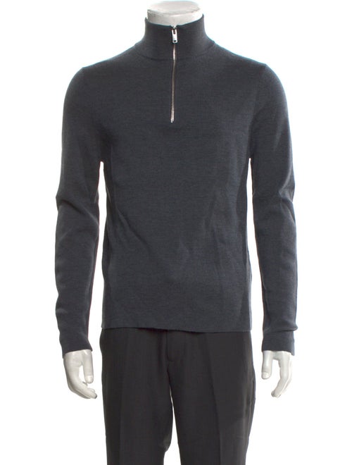 Sandro Wool Mock Neck Pullover
