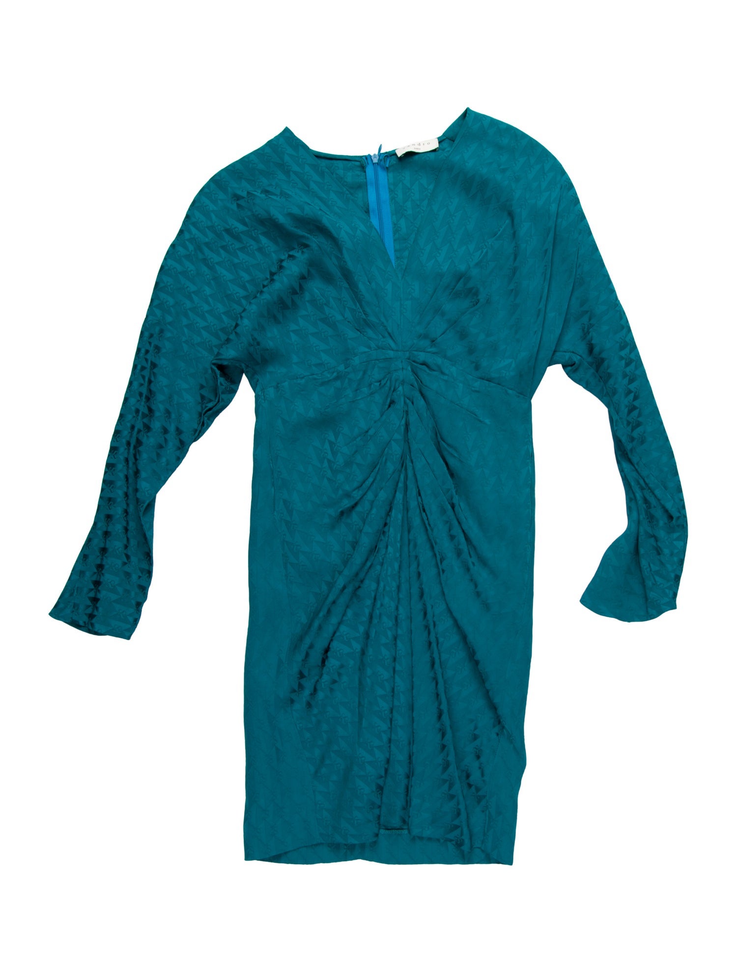 Sandro V-Neck Mini Dress