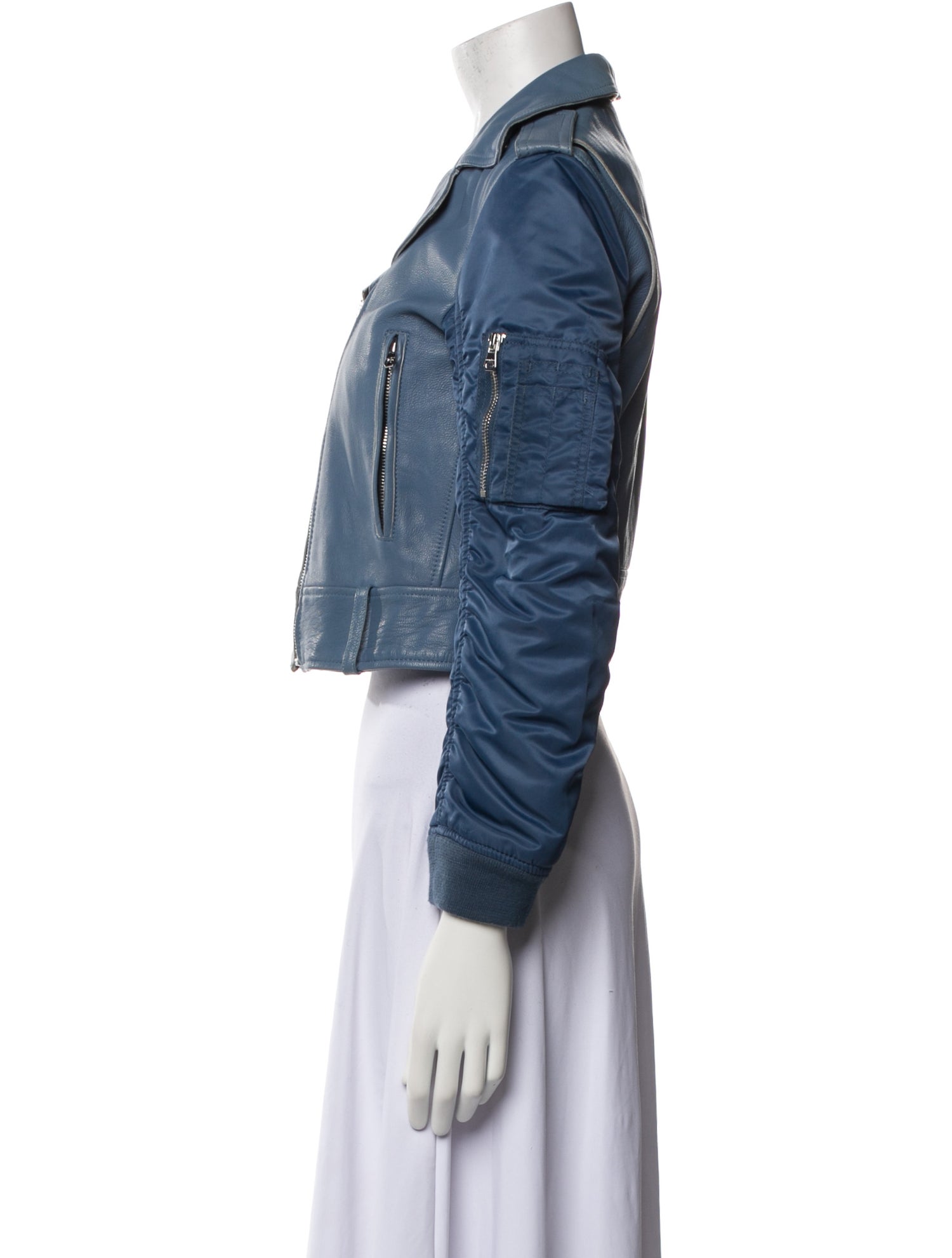 Sandro Leather Biker Jacket