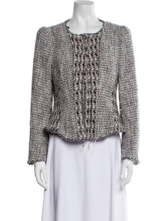 Sandro Tweed Pattern Evening Jacket